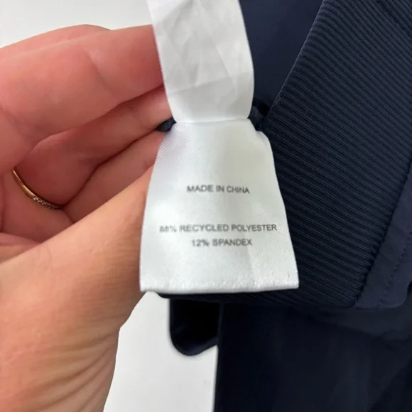 Quince Performance Tech Ankle Pant Womens M Navy Lightweight Casual Neutral - Picture 6 of 7